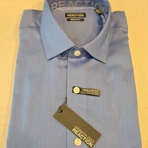 Kenneth Cole wrinkle free dress shirt, Men's blue 15.5 x 34/35